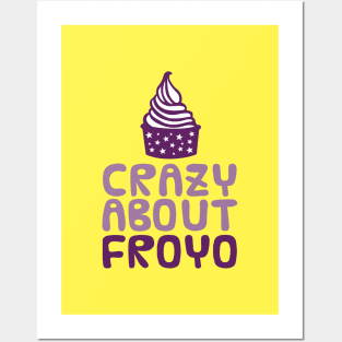 Crazy about frozen yoghurt Posters and Art